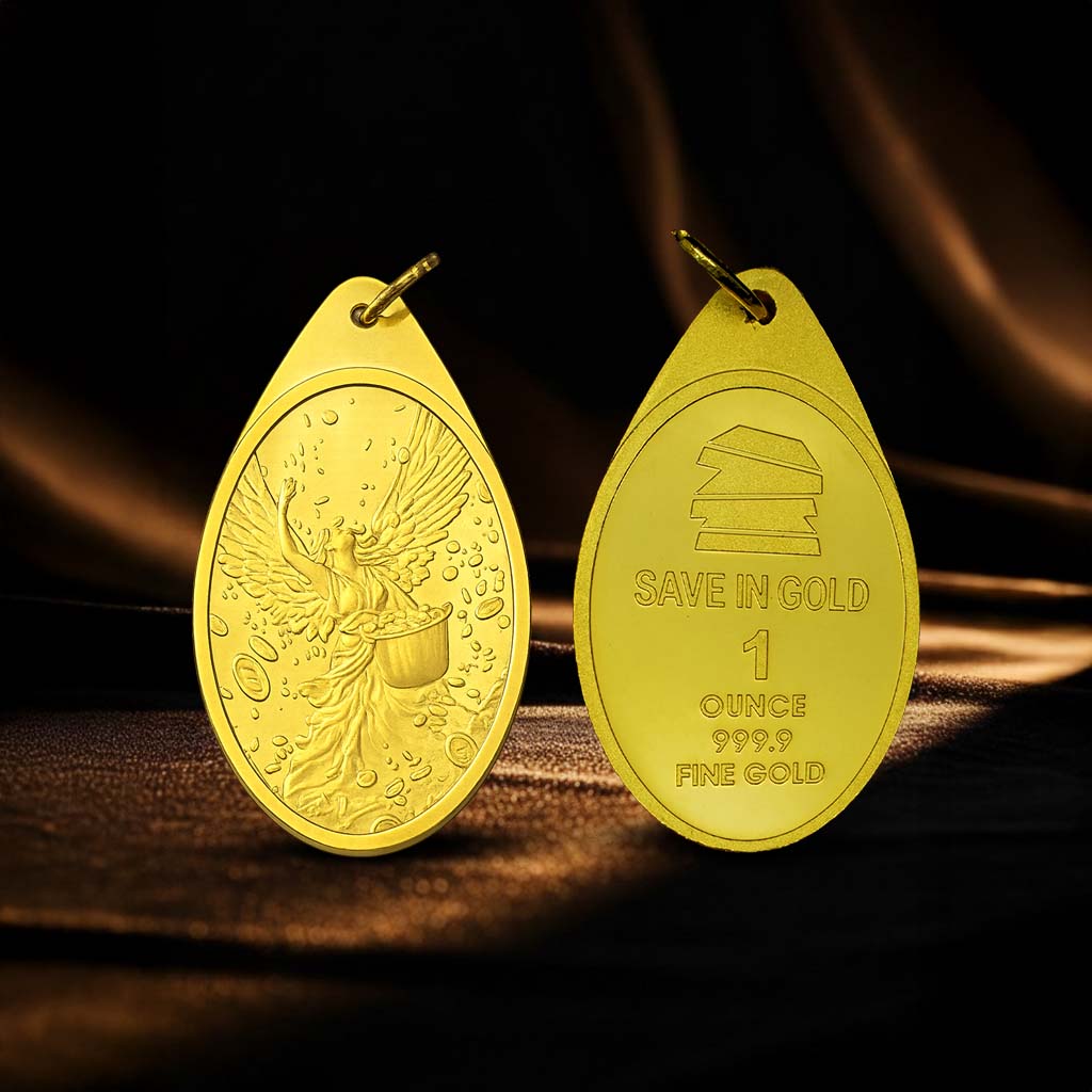 1 Ounce Angel Pendant